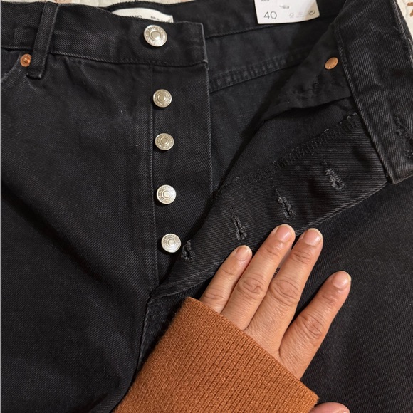 MNG  Black Denim Shorts with Tag Attached - Picture 5 of 10